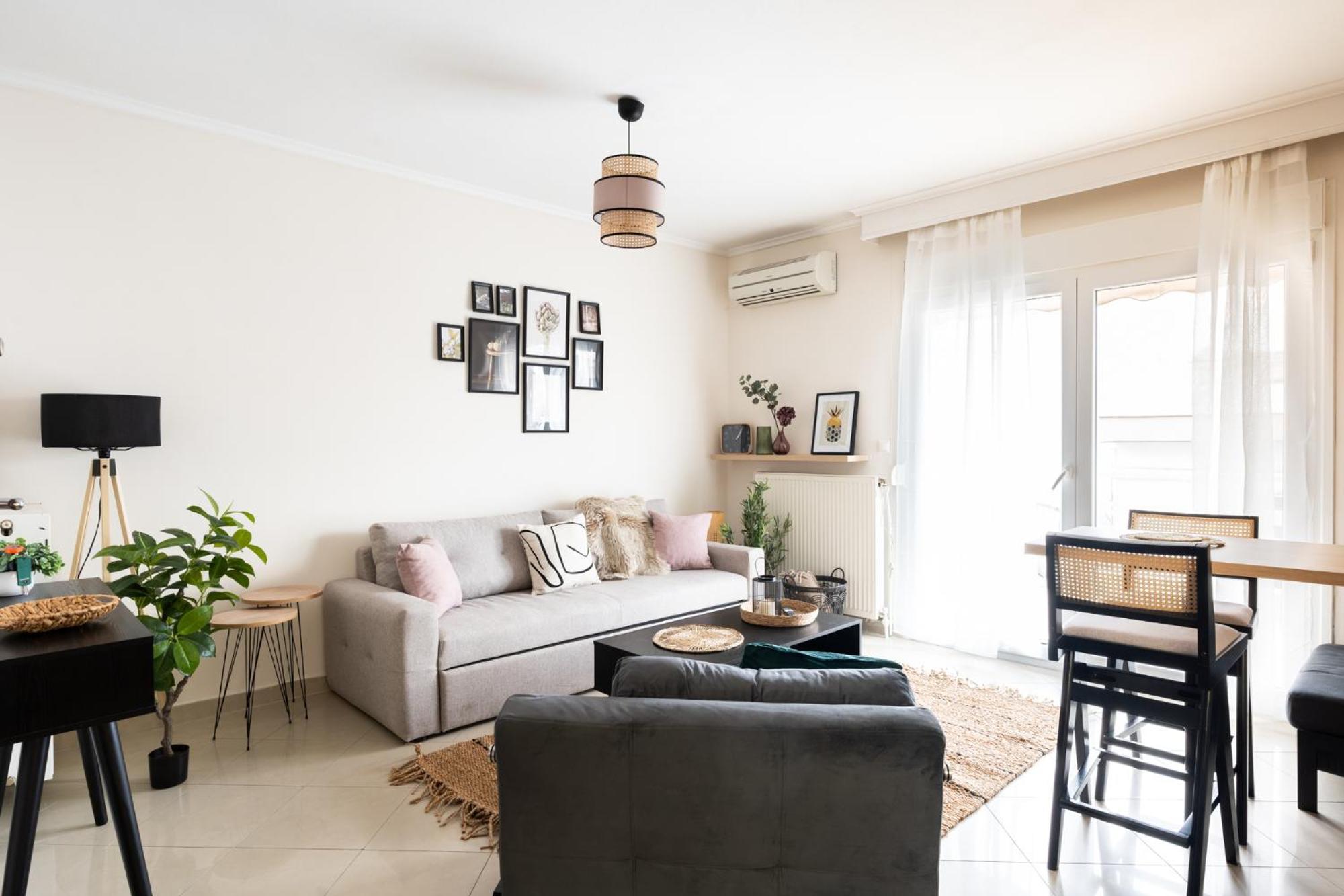 Pomegranate Luxury Penthouse Maisonette With Beautiful Terrace & Free Parking By Binobi ! 公寓 塞萨洛尼基